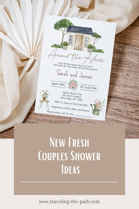 His And Her Shower Ideas, Outside Couples Shower Ideas, Wedding Showers For Couples, Themes For Couple Wedding Showers, Fun Couple Shower Themes, Fun Couples Shower Themes, Couples Wedding Shower Themes Ideas Decoration, Couple Shower Decorations, Couples Shower Ideas Themes