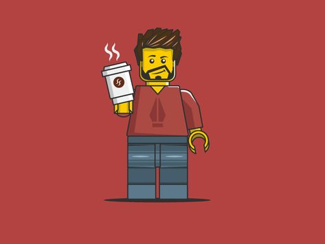 Lego Vector Illustration by Dumitrescu Vlad Florin on Dribbble Lego Vector, Lego Illustrations, Lego Sketch, Lego Date, Lego Person, Lego Football, Lego Family, Forest Studio, Oil Based Sharpie