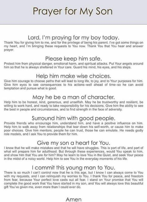 Prayer For Our Children, Prayer For Son, Prayer For My Son, Prayer For My Family, Prayer For My Children, Mom Prayers, Prayers For Children, Prayer For Family, Son Quotes