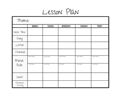 Excited to share the latest addition to my #etsy shop: Simple Weekly Lesson Plan Template-Preschool/Kindergarten-Instant Download-PDF-Printable https://etsy.me/3tq1Teo Toddler Lesson Plans Template, Preschool Weekly Lesson Plans, Teacher Lesson Plans Template, Pre K Lesson Plans, Curriculum Template, Blank Lesson Plan Template, Daycare Lesson Plans, Weekly Lesson Plan, Preschool Lesson Plan Template