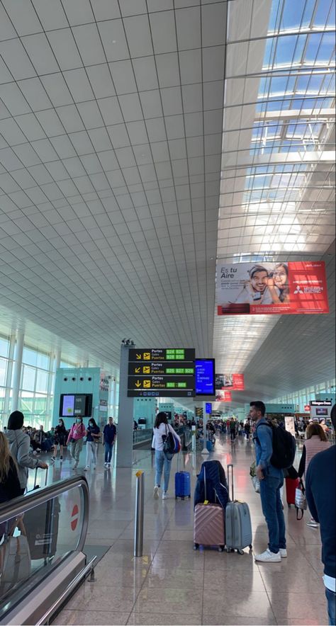 Airport, Barcelona El Prat, Spain Barcelona Airport Snapchat, Barcelona Airport Aesthetic, Spain Airport, Barcelona Vibes, Barcelona Airport, Itunes Card, Airport Pictures, Airport Aesthetic, Airport Photos