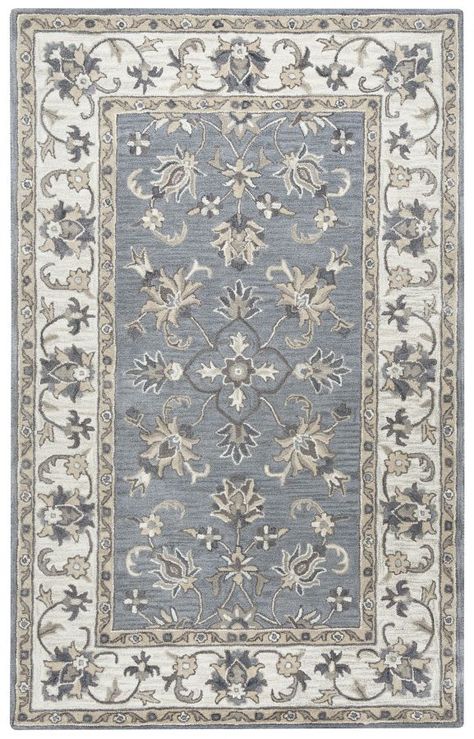 Valintino VN9658 Gray Rug Carpet Blue, India Rug, Rug Direct, Buy Rugs, Round Area Rugs, Dining Room Rug, Shabby Chic Style, Ivory Rug, Perfect Rug