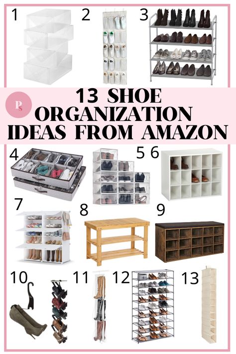 How To Organize Shoes, Shoes Organizer Ideas, Shoe Organizer Ideas, Shoe Organization, Shoes Organizer, Shoe Organizers, Organizer Ideas, Dresser Organization, Clever Storage Solutions