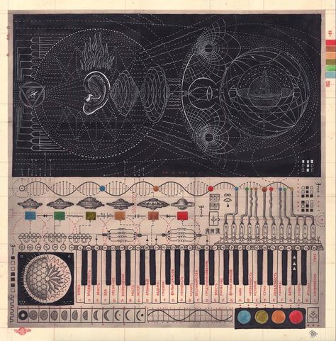 Daniel Martin Diaz, Cosmos Art, Ufo Art, Esoteric Art, Sound Art, Sci Fi Art, Sacred Geometry, Custom Framing, Geometry