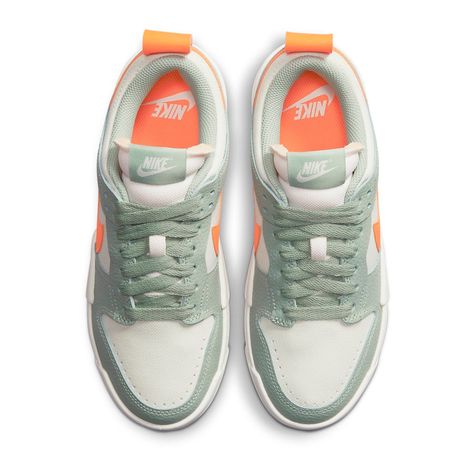 Nike Womens WMNS Dunk Low Disrupt 'Sea Glass Crimson' Sea Glass/Hyper Crimson/Steam/Sail DJ3077-001 Wmns Dunk Low, Nike Dunk Low Disrupt, Nike Fashion Shoes, Preppy Shoes, Pretty Shoes Sneakers, All Nike Shoes, Nike Models, Cute Nike Shoes, Cute Sneakers