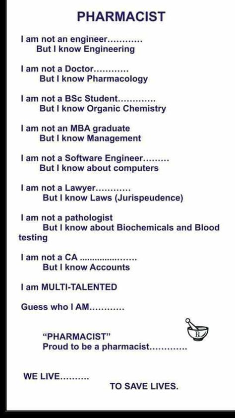 I'm a pharmacist.💊🤗😍❤️❣️😘 Think Health Think Pharmacy Painting, Role Of Pharmacist In Global Health, Insta Bio For Pharmacy Students, B Pharmacy Notes 1st Year, Happy Pharmacist Day Images, Pharmacy Day Poster, Pharmacy Student Aesthetic, Pharmacy Motivation, Pharmacy Knowledge