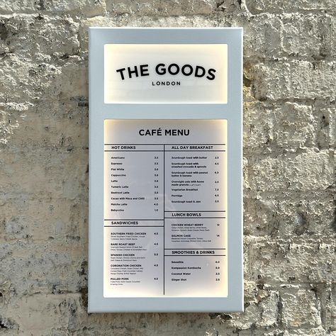 Cafe menu design