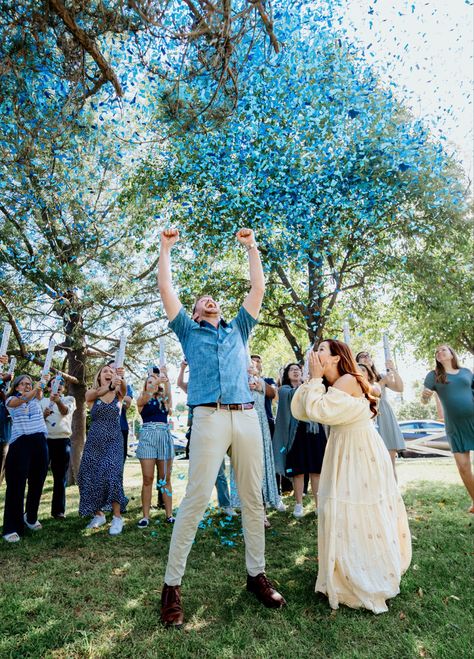 Gender Reveal Party Ideas, confetti cannon, photos Gender Reveal Photoshoot Confetti, Gender Reveal Party Photoshoot, Gender Reveal Party Photography, Gender Reveal Party Photos, Confetti Cannon Gender Reveal, Gender Reveal Confetti Cannon, Gender Reveal Pictures, Gender Reveal Confetti, Gender Reveal Photography