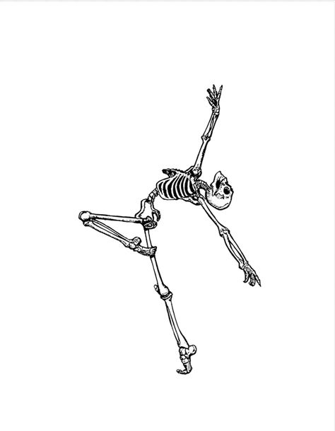 Dancing Skeleton Painting, Singing Skeleton Tattoo, Minimal Skeleton Tattoo, Ballerina Fairy Tattoo, Small Dancing Skeleton Tattoo, Dancing Skeleton Tattoo Simple, Silly Skeleton Tattoo, Yoga Skeleton Tattoo, Girly Skeleton Tattoo