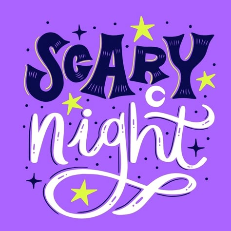 Halloween Typography Design, Scary Text, Holiday Calligraphy, Halloween Lettering, Halloween Typography, Halloween Phrases, Scary Night, Halloween Text, Happy Halloween Banner