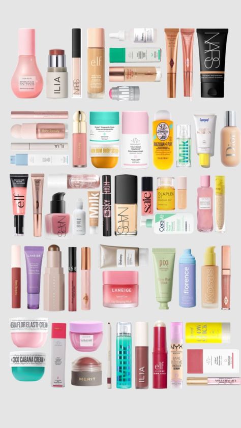 Trendy Skincare And Makeup, Popular Skincare Brands, Trending Skincare Products, Trending Makeup Products, Popular Makeup Products, Trendy Makeup Products, Makeup Necessities, Popular Makeup Brands, Sephora Wishlist