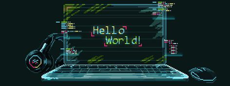 1200 * 450 gif Credits - Melissa Ribeiro Pixel Art Tutorial, World Wallpaper, Online Tutorials, Gaming Wallpapers, Hello World, Job Posting, Community Art, Pixel Art, Work Space