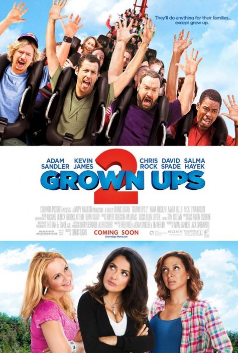 Grown Ups 2 Fantasy Birthday, Adam Sandler Movies, Grown Ups 2, Gu Family Books, Kevin James, Big Bang Top, Steve Buscemi, G-dragon, Chris Rock