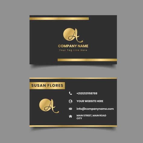 Namecard Template, Business Card Modern Design, Golden Business Card, Company Card, Lawyer Business Card, Unique Business Cards Design, Logo Design Love, Minimalist Graphic Design, Website Logo Design