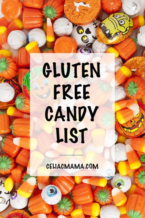 gluten-free-candy-list Gluten Free Candy List, Gluten Free Halloween Candy, Gluten Free Halloween Food, Gluten Free Halloween Treats, Gluten Free List, Gluten Free Diet Plan, Tarte Vegan, Gluten Free Halloween, Gluten Free Info