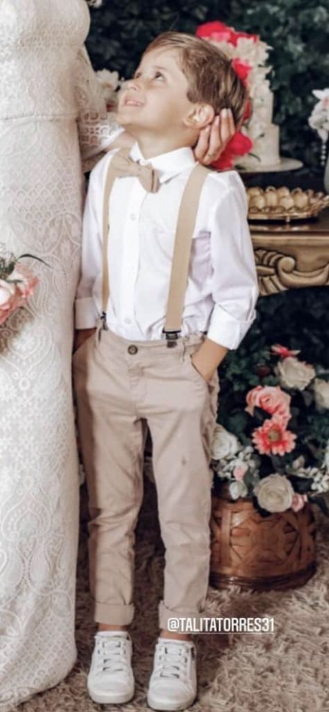 Ring Bearer Outfit Khaki Pants, Ring Bearer Beige Outfit, Ring Bearer Khaki Outfit, Beige Ring Bearer Outfit, Ring Bearer Outfit Tan, Ring Bearers Outfits, Ringbearers Outfits, Ring Boy Wedding, Little Boy Wedding Outfit