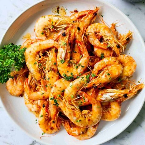 Butter garlic shrimp