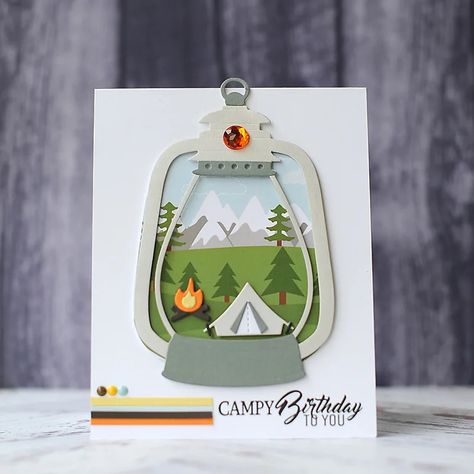 Look what I found on AliExpress Camping Cards, Sugarpea Designs, Tarjetas Pop Up, Masculine Birthday Cards, Camping Birthday, 카드 디자인, Crafts Cards, Ali Express, Male Cards