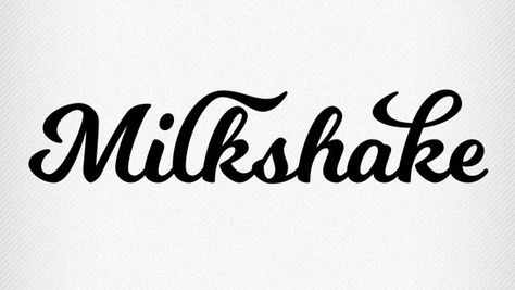 Updated! The web's awash with free cursive fonts, so we've rounded up the best in one handy guide. Milkshake Branding, Milkshake Font, Free Cursive Fonts, Best Free Script Fonts, Typographie Logo, Sign Fonts, Free Calligraphy Fonts, Trendy Fonts, Popular Fonts