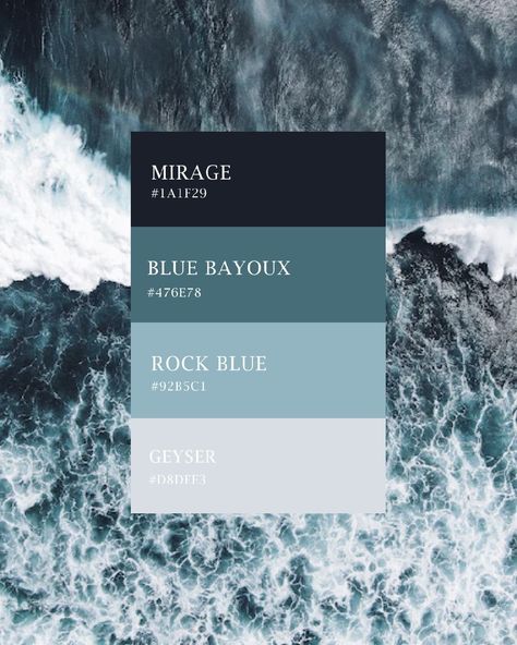 Deep Sea Colour Palette, Ocean Palette Colour Schemes, Sea Colors Palette, Arctic Color Palette, Colors That Go With Blue Colour Palettes, Ocean Color Scheme, Sea Colour Palette, Ocean Blue Color Palette, Portfolio Color Palette