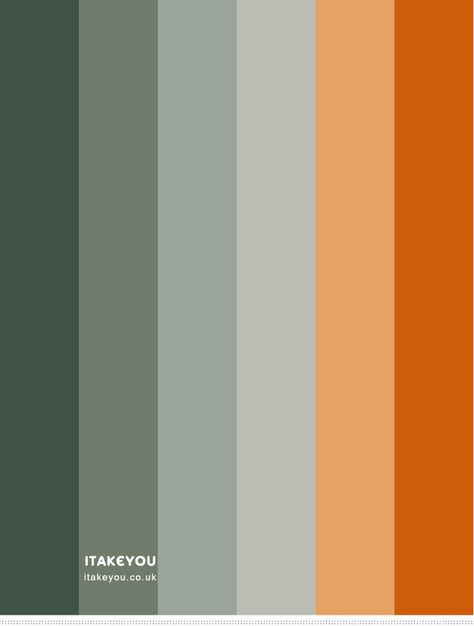 shades of sage green, rust and sage color hex, rust and sage color, sage green color, sage green color trend, rust and sage color combo, sage color palette, sage and rust, sage green and brown color combination, shades of sage green, what color looks good with sage, sage and brown color palette, sage colour scheme Sage Green And Orange Outfit, Green And Rust Colour Palette, Orange And Sage Color Palette, Rust Orange Palette, Rust Orange Color Combinations, Sage Green Orange Color Palette, Orange Green Gold Color Palette, Sage Green And Orange Kitchen, Green And Orange Office