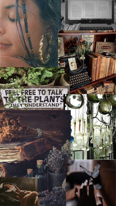 Herbalist Moodboard, Black Herbalist Aesthetic, Herbalist Aesthetic Clothes, Herbalist Character Design, Herbalist Character, Cottagecore Witch Aesthetic, Herbalist Aesthetic, Botanical Witch, Good Playlist