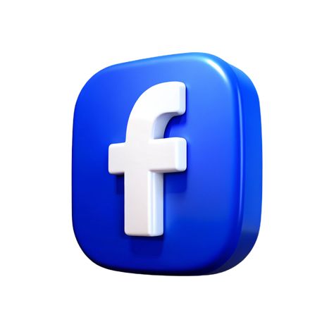 3D Facebook Icon Facebook Symbol, Facebook Icon, Professional Social Media, Facebook Icons, Social Media Presence, App Icon, Wattpad, Sleek, Social Media