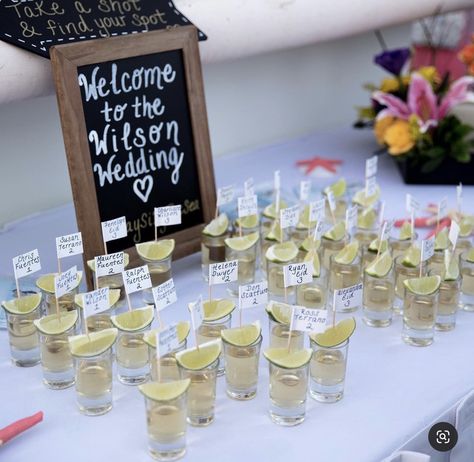 Shot Cart Wedding, Shot Station Party, Entry Fee One Shot Sign, Alcohol Table Party Ideas, Party Bar Decor, 40th Birthday Balloons, Shelf Light, Party Shots, Cottage Wedding