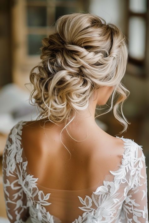 110+ Bridal Hair Updo Looks We LOVE! | Matched Hearts Big Updo Wedding Hair, Bridal Style Updo, Lose Wedding Updo, Bridal Updo With Comb, Side Part Wedding Hair Updo, Loose Wedding Updos, Updo Wedding Long Hair, Brides Hair Updo, Wedding Up Do’s