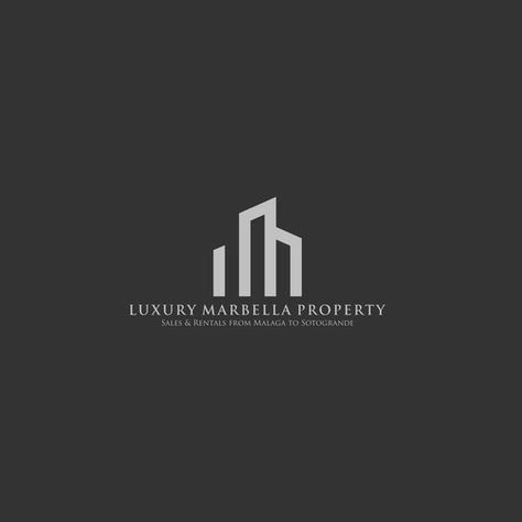 Design a high end real estate logo For Marbella based company Logo design contest design#logo#contest#richardjohncrook Commercial Real Estate Logo, Jbl Logo, Electrician Logo, Logo Building, Management Logo, Property Logo, Central Plaza, Developer Logo, Clever Logo