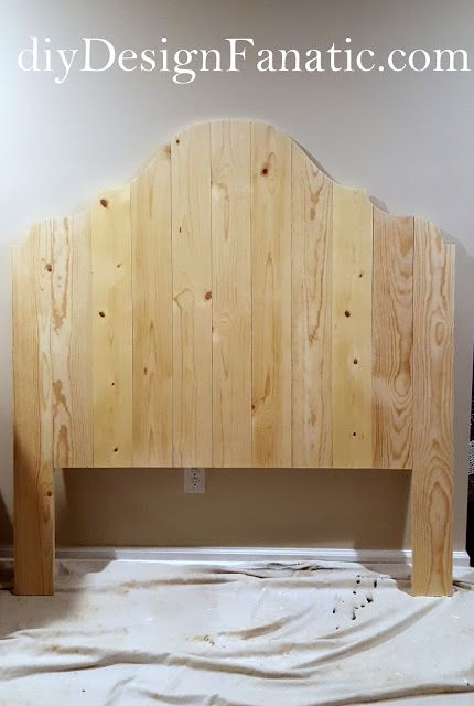 Wood Headboard And Footboard, Diy French Country Headboard, Diy Arch Headboard, Unique Headboards Diy, Diy Kids Headboard, Wooden Headboard Diy, Diy Farmhouse Headboard, Cottage Headboard, Wood Headboard Diy