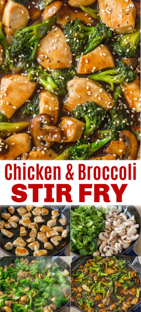 Chicken And Broccoli Stir Fry, Chicken Broccoli Stir Fry, Stir Fry Recipes Chicken, Broccoli Stir Fry, Chicken And Broccoli, Fry Recipes, Macro Meals, Low Carbs, Prep Recipes