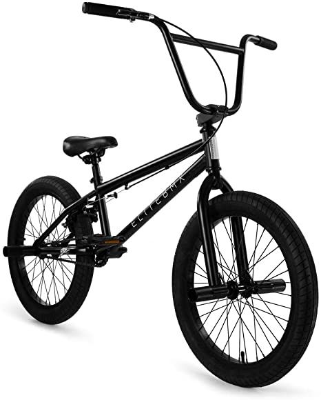 Amazon.com : Elite BMX Bicycle 20” & 16" Freestyle Bike - Stealth and Peewee Model (Stealth Black Gum, 20") : Sports & Outdoors Bmx Bicycle, Black Bike, Halloween Vintage, Black Gums, Bmx Bikes, Bottom Bracket, Kids Bike, Gunmetal Grey, Bike Shop