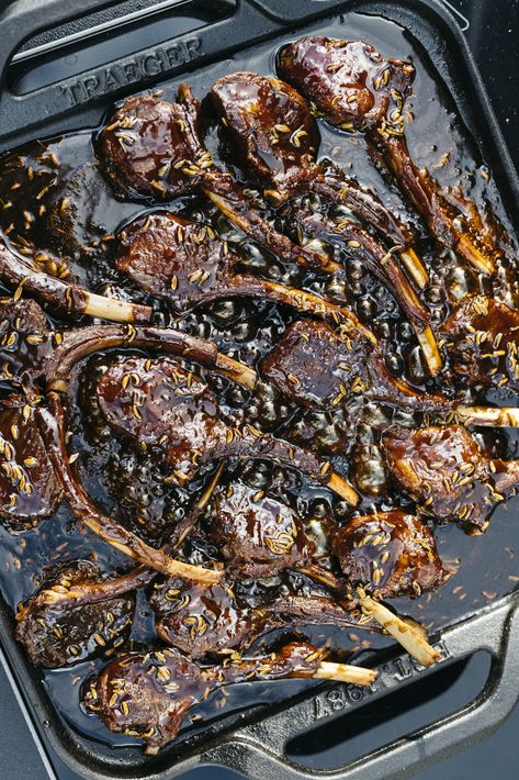 Sticky Lamb Short Ribs — Sarah Glover Sarah Glover, Enamel Cookware, Soup For The Soul, Traeger Grill, Valentine Cards Handmade, Cooked Breakfast, Short Ribs, Valentine Cards, Cooking With Kids