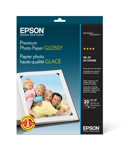 Epson Premium Photo Paper GLOSSY 8x10 Inches 20 Sheets S041465 >>> Continue to the product at the image link. Photo Printer, Specialty Paper, Glass Frames, Printer Paper, Inkjet Printer, Photo Albums, Glossy Photo Paper, Glossy Paper, Premium Photo