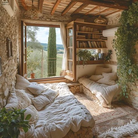 Reading Rooms, Apartment Goals, Baldurs Gate, Trailer Ideas, Dream Place, Stone Walls, Dream House Rooms, Aesthetic Rooms, Dream Room Inspiration