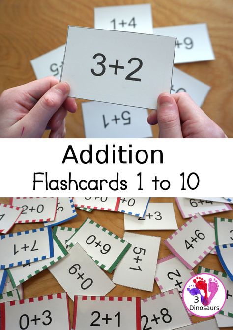 Free Addition Flashcards: 1 to 10 | 3 Dinosaurs Addition And Subtraction Flashcards, Addition Flash Cards Printable, Addition And Subtraction Flashcards 0-20 Free, Subtraction Flashcards Printable Free, Math Quiz For Grade 1, Addition Cards Free Printable, Addition Flashcards Printable Free 0-20, Math Flashcards Printable Free, Free Printable Number Flash Cards 1-100