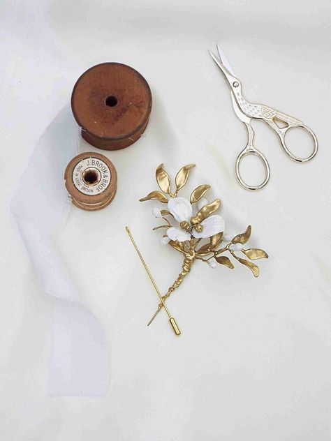 Gold Boutonniere, Groomsmen Buttonholes, Grooms Boutonniere, Ring Boy, Groom Groomsmen, Groom Boutonniere, Cold Porcelain, The Groom, Storage Items