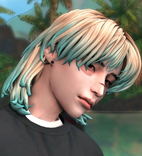 Mullet Hairstyle Sims 4 Cc, Sims 4 Cc Dyed Hair Male, Sims 4 Cc Grunge Hair Male, Mullet Sims 4 Cc Male, Sims 4 Cc Male Hair Maxis Match Mullet, Sims Cc Mullet, Sims4cc Y2k, Sims 4 Mm Male Hair, Y2k Male Sims 4 Cc