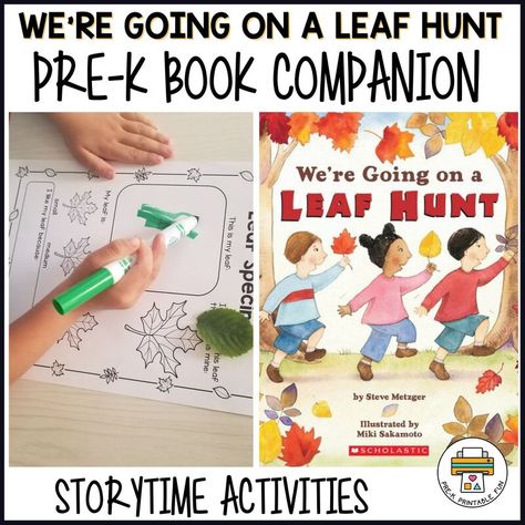 We're Going On A Leaf Hunt Preschool Activities, We're Going On A Leaf Hunt Book Activities, Were Going On A Leaf Hunt, We’re Going On A Leaf Hunt, Going On A Leaf Hunt Preschool, We’re Going On A Leaf Hunt Activities, Going On A Leaf Hunt Activities, Leaf Hunt Activities, Leaves Project