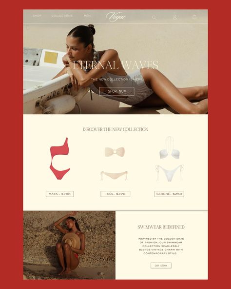 Swimwear Marketing Ideas, Swimwear Website Design, Swimwear Instagram Feed, Swimwear Catalogue, Swimwear Website, Swimwear Branding, Swimsuit Websites, Swimwear Fashion Photography, Swimwear Campaign