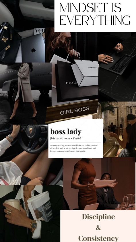 Mood board for CEO Feminine Ceo Aesthetic, Women In Leadership Aesthetic, My Own Boss Aesthetic, Ceo Lady Aesthetic, Girl Boss Mood Board, Ceo Vision Board, Ceo Moodboard, Female Ceo Aesthetic, Ceo Aesthetic Woman