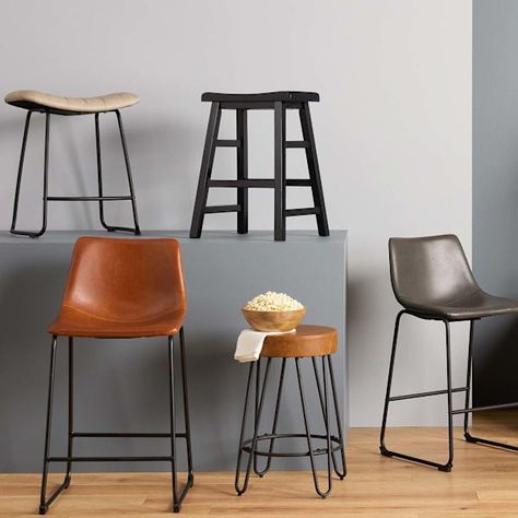 Counter stools backless