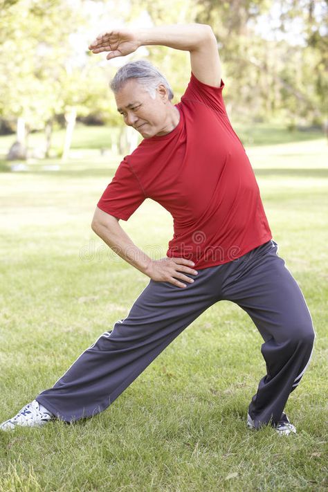 Man Stretching, Man Exercising, Men Exercises, Asian Man, Senior Health, Middle Aged Man, Layout Design Inspiration, Gym Gear, Stock Photography Free