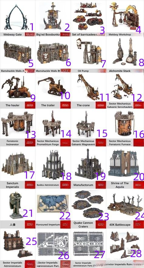 Warhammer Epic, Warhammer 40k Terrain, Legions Imperialis, Warhammer Scenery, Necromunda Terrain, Warhammer Terrain, 40k Terrain, Astra Militarum, 40k Miniatures