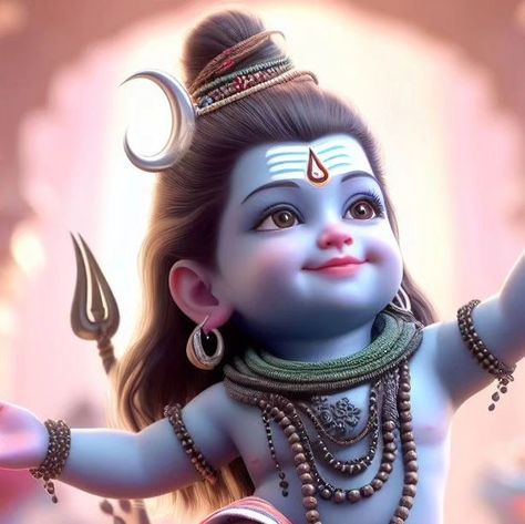 Shiva Cute, Bole Nath, Bhagwan Images, Shivratri Wallpaper, Little Kanha Ji Images, Child God, Indian Freedom Fighters, Good Morning Clips, Rudra Shiva