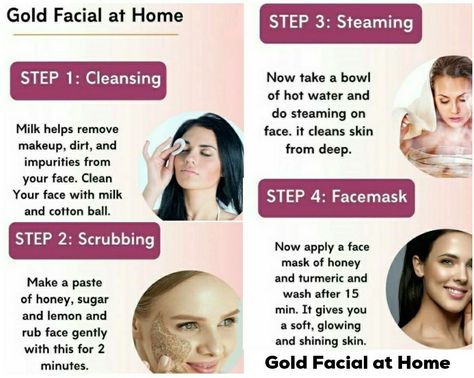 Facial At Home Steps Homemade, Wonyoung Skincare, Acne Cleaning, At Home Facial, Clear Skin Face Mask, Gold Facial, Face Steaming, Facial At Home, How To Remove Blackheads