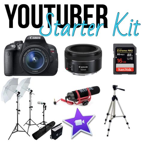 This is the YouTuber starter kit / YouTube gear I started out with. These are the essentials to run a successful YouTube channel. Youtube Equipment, Vlogging Equipment, Vlog Tips, Successful Youtube Channel, Youtube Setup, Youtube Hacks, Start Youtube Channel, Channel Ideas, Marketing Analysis