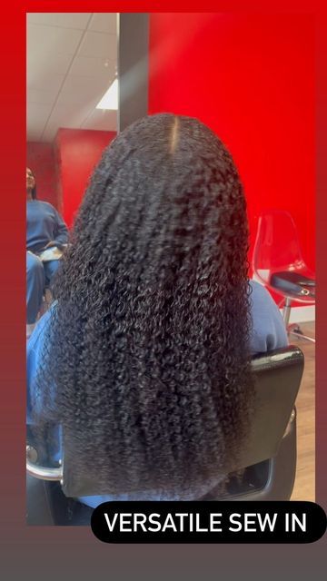 NyNyStyle Hair Extensions on Instagram: "Middle part versatile sew In weave. #versatilesewin #versatilesewins #versatileweave #sewinweave #middlepartsewin #naturalhair #brooklynhairstylist #nychairstylist #njhairstylist #Godisgood" Sew In Natural Hair Leave Out, Middle Part Curly Sew In, Jerry Curl Weave Sew In, Curly Versatile Sew In Weave, Full Sewin No Leave Out, Curly Leave Out Sew In, Curly Weave Hairstyles Sew In, Curly Hair Weave Sew Ins, Curly Sew In Weave With Closure