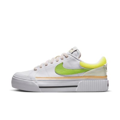 Platform Nikes, Soft Pink Shoes, Nike Platform, Nike Court Legacy Lift, Court Legacy Lift, Nike Court Legacy, White Casual Shoes, Nike Models, Women Platform Shoes